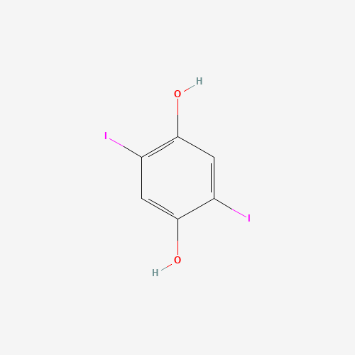 13064-64-7 2,5-diiodobenzene-1,4-diol chemical structure