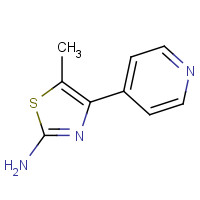 206555-50-2 5-methyl-4-pyridin-4-yl-1,3-thiazol-2-amine chemical structure
