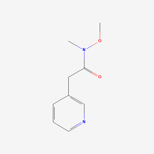 217316-41-1 N-methoxy-N-methyl-2-pyridin-3-ylacetamide chemical structure