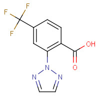 1435479-65-4 2-(triazol-2-yl)-4-(trifluoromethyl)benzoic acid chemical structure