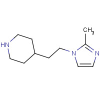 130516-99-3 4-[2-(2-methylimidazol-1-yl)ethyl]piperidine chemical structure
