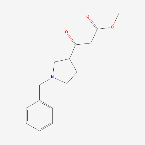 1229623-52-2 methyl 3-(1-benzylpyrrolidin-3-yl)-3-oxopropanoate chemical structure
