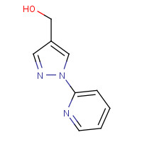1199773-61-9 (1-pyridin-2-ylpyrazol-4-yl)methanol chemical structure