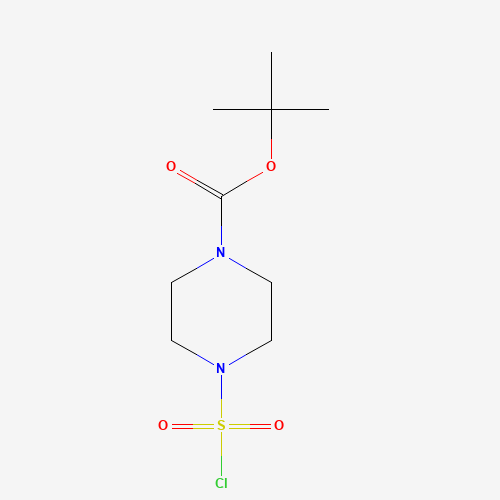 162046-65-3 tert-butyl 4-chlorosulfonylpiperazine-1-carboxylate chemical structure