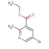 129477-21-0 ethyl 5-bromo-2-methylpyridine-3-carboxylate chemical structure