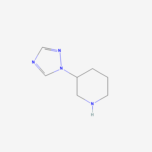 774511-83-0 3-(1,2,4-triazol-1-yl)piperidine chemical structure