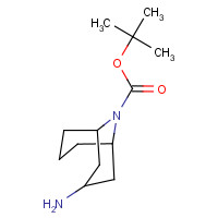 202797-03-3 tert-butyl 3-amino-9-azabicyclo[3.3.1]nonane-9-carboxylate chemical structure