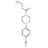 186650-89-5 ethyl 4-(4-cyanophenyl)piperazine-1-carboxylate chemical structure