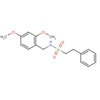 1397769-82-2 N-[(2,4-dimethoxyphenyl)methyl]-2-phenylethanesulfonamide chemical structure