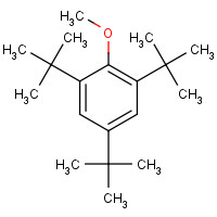 3975-80-2 1,3,5-tritert-butyl-2-methoxybenzene chemical structure