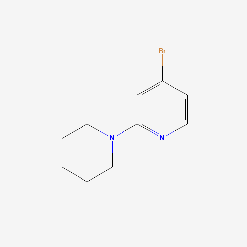24255-98-9 4-bromo-2-piperidin-1-ylpyridine chemical structure