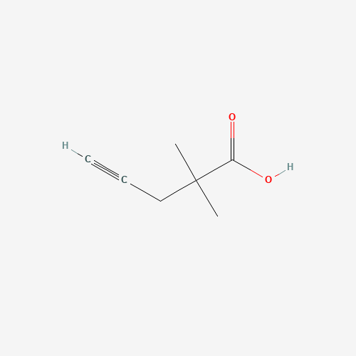 86101-48-6 2,2-dimethylpent-4-ynoic acid chemical structure