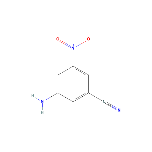 10406-92-5 3-amino-5-nitrobenzonitrile chemical structure