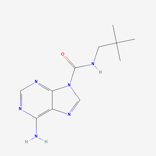 1092352-87-8 6-amino-N-(2,2-dimethylpropyl)purine-9-carboxamide chemical structure