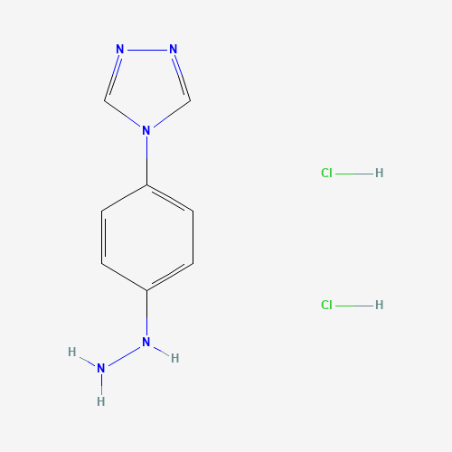 154594-26-0 [4-(1,2,4-triazol-4-yl)phenyl]hydrazine;dihydrochloride chemical structure