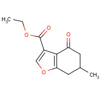 197300-46-2 ethyl 6-methyl-4-oxo-6,7-dihydro-5H-1-benzofuran-3-carboxylate chemical structure