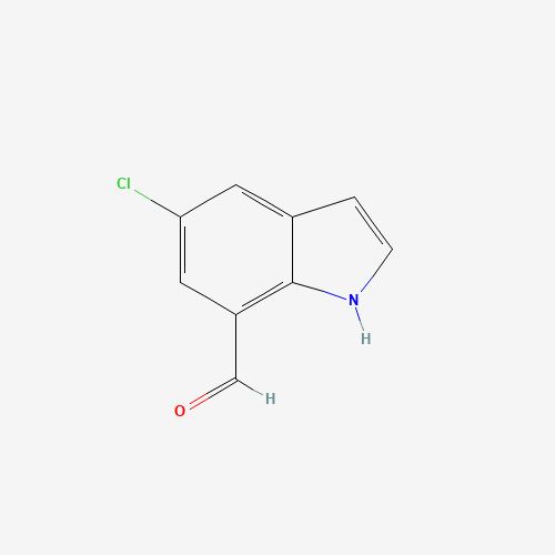 1021910-37-1 5-chloro-1H-indole-7-carbaldehyde chemical structure