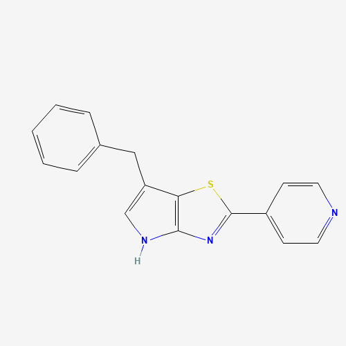 1258934-96-1 6-benzyl-2-pyridin-4-yl-4H-pyrrolo[2,3-d][1,3]thiazole chemical structure