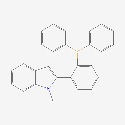 1067883-56-0 [2-(1-methylindol-2-yl)phenyl]-diphenylphosphane chemical structure