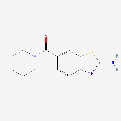 351518-88-2 (2-amino-1,3-benzothiazol-6-yl)-piperidin-1-ylmethanone chemical structure
