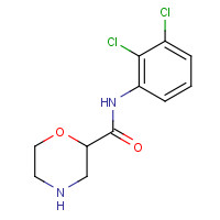 258851-86-4 N-(2,3-dichlorophenyl)morpholine-2-carboxamide chemical structure