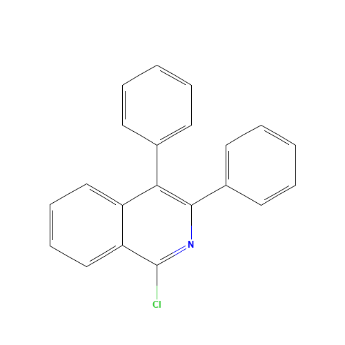 102183-41-5 1-chloro-3,4-diphenylisoquinoline chemical structure