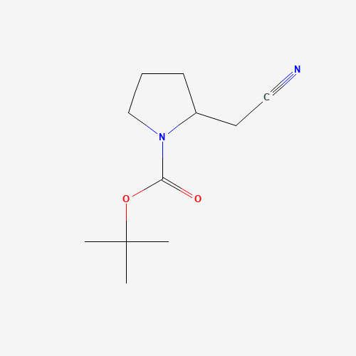 1092352-11-8 tert-butyl 2-(cyanomethyl)pyrrolidine-1-carboxylate chemical structure