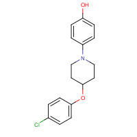 681509-00-2 4-[4-(4-chlorophenoxy)piperidin-1-yl]phenol chemical structure