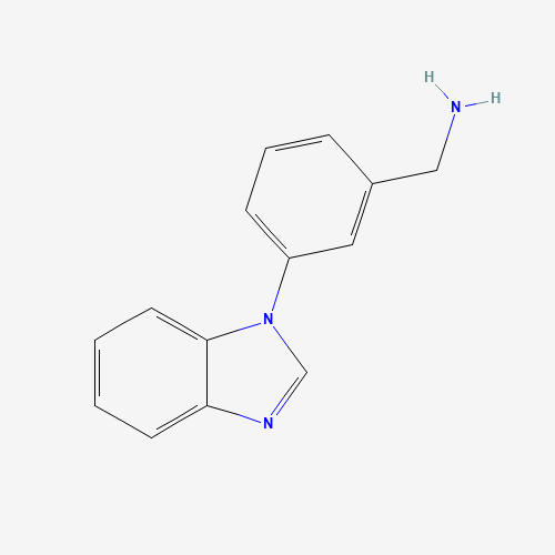 1369016-37-4 [3-(benzimidazol-1-yl)phenyl]methanamine chemical structure
