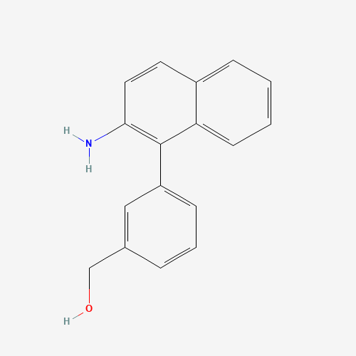 1245710-76-2 [3-(2-aminonaphthalen-1-yl)phenyl]methanol chemical structure
