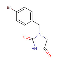 201987-81-7 1-[(4-bromophenyl)methyl]imidazolidine-2,4-dione chemical structure