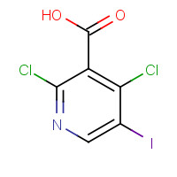 343781-54-4 2,4-dichloro-5-iodopyridine-3-carboxylic acid chemical structure