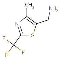 1233026-26-0 [4-methyl-2-(trifluoromethyl)-1,3-thiazol-5-yl]methanamine chemical structure