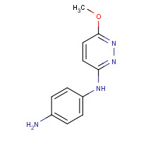 1178953-72-4 4-N-(6-methoxypyridazin-3-yl)benzene-1,4-diamine chemical structure