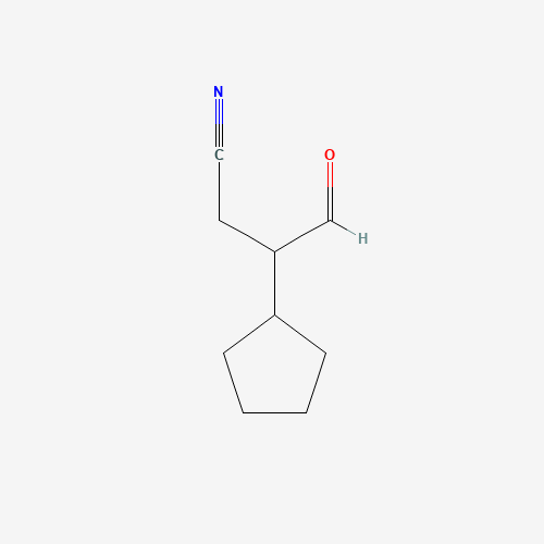 1439823-13-8 3-cyclopentyl-4-oxobutanenitrile chemical structure