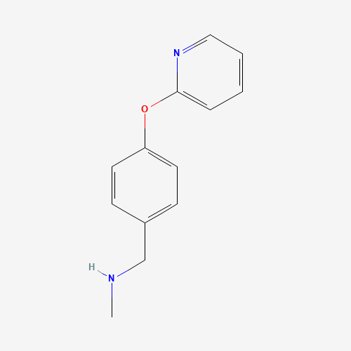 892501-90-5 N-methyl-1-(4-pyridin-2-yloxyphenyl)methanamine chemical structure