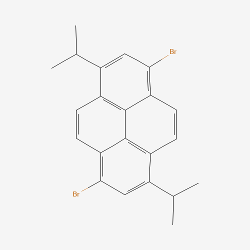 869340-02-3 1,6-dibromo-3,8-di(propan-2-yl)pyrene chemical structure