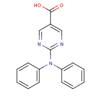 1316216-06-4 2-(N-phenylanilino)pyrimidine-5-carboxylic acid chemical structure