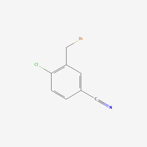 1021871-37-3 3-(bromomethyl)-4-chlorobenzonitrile chemical structure
