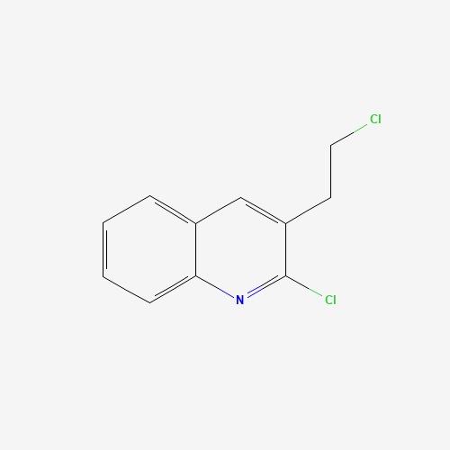 62595-04-4 2-chloro-3-(2-chloroethyl)quinoline chemical structure