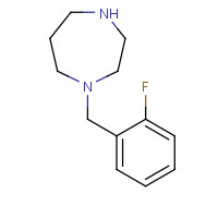 775561-26-7 1-[(2-fluorophenyl)methyl]-1,4-diazepane chemical structure