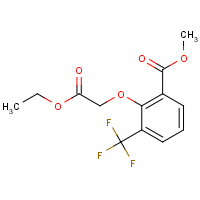 1202577-65-8 methyl 2-(2-ethoxy-2-oxoethoxy)-3-(trifluoromethyl)benzoate chemical structure