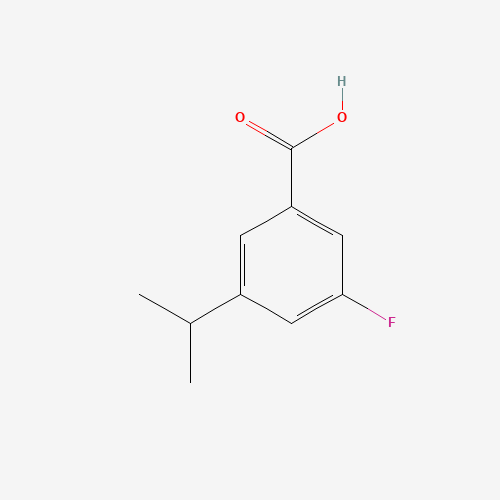 942508-01-2 3-fluoro-5-propan-2-ylbenzoic acid chemical structure