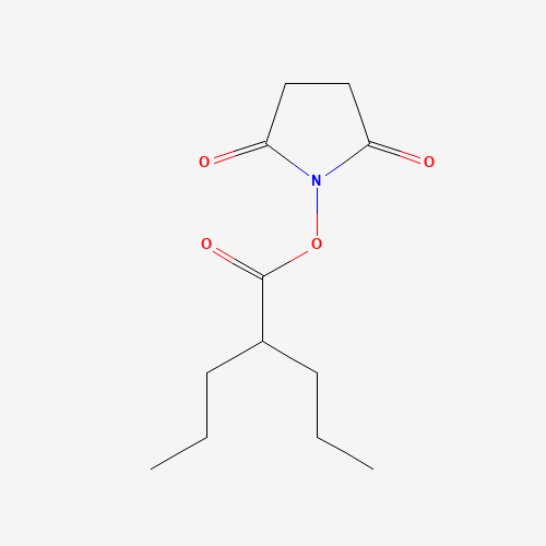 420824-74-4 (2,5-dioxopyrrolidin-1-yl) 2-propylpentanoate chemical structure