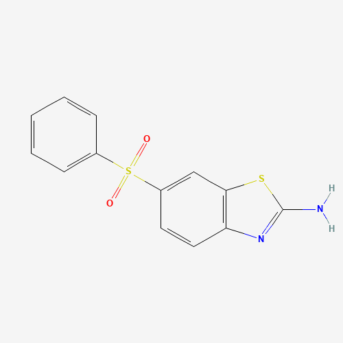 1226232-41-2 6-(benzenesulfonyl)-1,3-benzothiazol-2-amine chemical structure