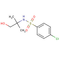 59724-57-1 4-chloro-N-(1-hydroxy-2-methylpropan-2-yl)benzenesulfonamide chemical structure