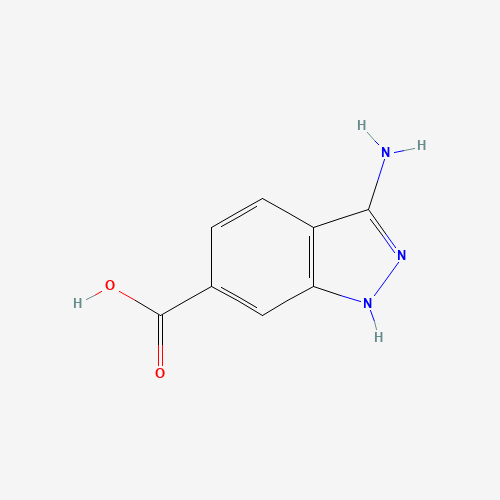 871709-92-1 3-amino-1H-indazole-6-carboxylic acid chemical structure