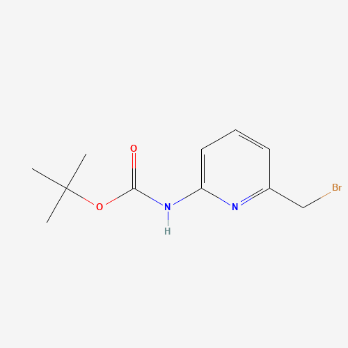 400781-16-0 tert-butyl N-[6-(bromomethyl)pyridin-2-yl]carbamate chemical structure