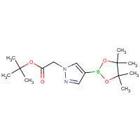1006875-83-7 tert-butyl 2-[4-(4,4,5,5-tetramethyl-1,3,2-dioxaborolan-2-yl)pyrazol-1-yl]acetate chemical structure