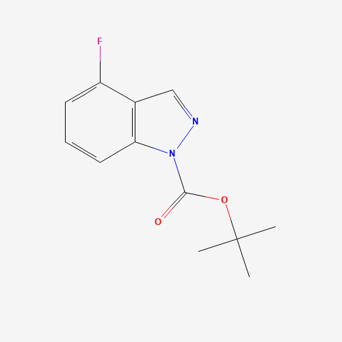 1305320-65-3 tert-butyl 4-fluoroindazole-1-carboxylate chemical structure